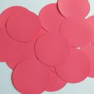 Round Sequin 50mm Bubblegum Pink Opaque Vinyl Loose Couture Paillettes