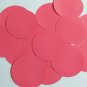 Round Sequin 50mm Bubblegum Pink Opaque Vinyl Loose Couture Paillettes