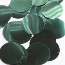 Round Sequin 40mm Pine Green Metallic Loose Couture Paillettes