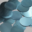 Round Sequin 40mm Light Blue Metallic Loose Couture Paillettes