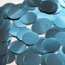 Round Sequin 24mm (1") Light Blue Metallic Loose Couture Paillettes