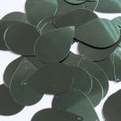 Teardrop Sequin 1.5" Pine Green Metallic Loose Couture Paillettes
