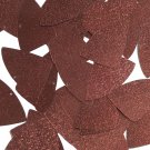 Fishscale Fin Sequin 1.5" Bronze Brown Metallic Embossed Texture Loose Paillette