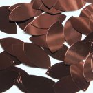 Navette Leaf Sequin 1.5" Chocolate Brown Metallic Loose Couture Paillettes