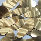 Oval Sequin 1.5" Rich Gold Metallic Loose Couture Paillettes