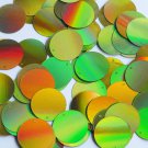 Round Sequin 24mm Lime Green Lazersheen Reflective Metallic Couture Paillettes
