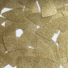 Fishscale Fin Sequin 1.5" Gold Metallic Sparkle Glitter Texture Loose Paillette