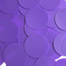 Round Sequin 1.5" Purple Opaque Vinyl Loose Couture Paillettes