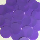 Round Sequin 50mm Purple Opaque Vinyl Loose Couture Paillettes
