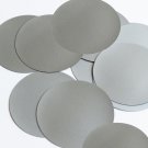 Round Sequin Paillette 70mm No Hole Silver Gray Metallic Opaque Vinyl Paillette