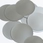 Round Sequin Paillette 70mm No Hole Silver Gray Metallic Opaque Vinyl Paillette