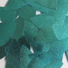 Fishscale Fin Sequin 1.5" Turquoise Blue Metallic Embossed Texture Paillettes