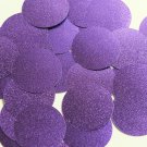 Round Sequin 40mm Purple Metallic Embossed Texture Loose Couture Paillettes