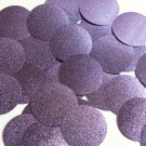 Round Sequin 40mm Lavender Light Purple Metallic Embossed Texture Paillettes
