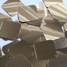 Square Diamond Sequin 1.5" Pale Gold Metallic Loose Couture Paillettes