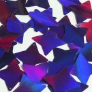 Star 4 Point Sequin 1.5" Deep Purple Lazersheen Reflective Metallic Paillettes
