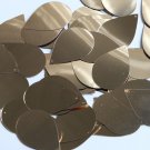 Teardrop Sequin 1.5" Pale Gold Metallic Loose Couture Paillettes
