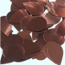 Teardrop Sequin 1.5" Chocolate Brown Metallic Loose Couture Paillettes