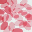 Facet Gem Oval Sequin 1.25" Pink Transparent Glossy Matte Reversible Paillettes
