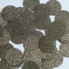 Round Sequin 24mm Sand Beige Gold Metallic Sparkle Glitter Texture Paillettes