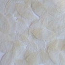 Navette Leaf Sequin 1.5" Cream White Silky Fiber Strand Fabric Couture Paillette