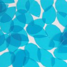 Facet Gem Teardrop Sequin 1.25" Aqua Blue Transparent Glossy See-Thru Paillettes