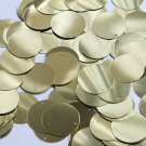 Round Sequin 24mm (1") Pale Yellow Gold Metallic Loose Couture Paillettes