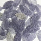 Navette Leaf Sequin 1.5" Lilac Lavender Silky Fiber Strand Fabric Paillettes