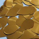 Teardrop Sequin 1.5" Dark Yellow Gold Metallic Loose Couture Paillettes