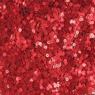 3mm Round Flat Sequins Red Matte Silk Frost. Made in USA