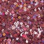 3mm Round Flat Sequins Rose Pink Shiny Lazersheen Rainbow Reflective Metallic