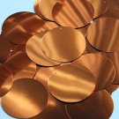 Round Sequin 40mm Fire Orange Metallic Loose Couture Paillettes