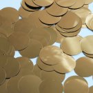 Round Sequin 24mm (1") Medium Gold Metallic Loose Couture Paillettes