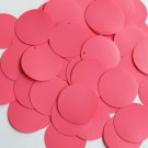 Round Sequin 30mm Bubblegum Pink Opaque Vinyl Loose Couture Paillettes