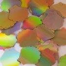 Scallop Shell Sequin 1.25" Gold Lazersheen Reflective Metallic Couture Paillette