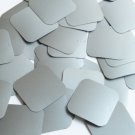 Square Sequin 30mm Silver Gray Metallic Opaque Vinyl Loose Couture Paillettes