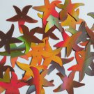Starfish Sequin Center Hole 1.5" Copper Lazersheen Reflective Metallic Paillette