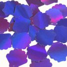 Scallop Shell Sequin 1.25" Deep Purple Lazersheen Reflective Metallic Paillettes
