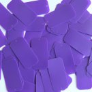 Rectangle Sequin 1.5" x .75" Purple Opaque Vinyl Loose Couture Paillettes