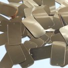 Rectangle Sequin 1.5" x .75" Pale Gold Metallic Loose Couture Paillettes