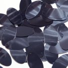 Oval Sequin 1.5" Midnight Blue Metallic Loose Couture Paillettes