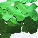 Rectangle Sequin 1.5" x .75" Green Metallic Loose Couture Paillettes
