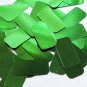 Rectangle Sequin 1.5" x .75" Green Metallic Loose Couture Paillettes
