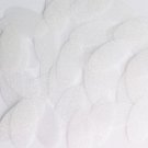 Oval Sequin 1.5" Crystal White Metallic Sparkle Glitter Texture Loose Paillette