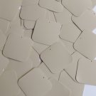 Square Sequin 40mm Beige Tan Opaque Vinyl Loose Couture Paillettes