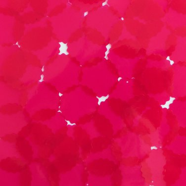 Sequin 30mm Shape Wiggle Round Vinyl Go Go Trans Raspberry. Made in USA