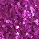 4mm Round Flat Sequins Fuchsia Pink Reversible Matte Shiny Metallic Reversible
