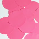 Round Sequin Paillettes 60mm No Hole Bubblegum Pink Opaque Vinyl Loose Paillette