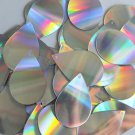 Teardrop Sequin 1.5" Silver Laser Light Show Metallic Loose Couture Paillettes
