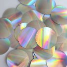 Round Sequin 1.5" Silver Laser Light Show Metallic Loose Couture Paillettes